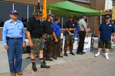 Chapter 989 Members at Wal-Mart Outreach in August 2013. Jim K, Mike M, Rusty B, Jay J, Larry R, Jim H, Michael H, Butch B.