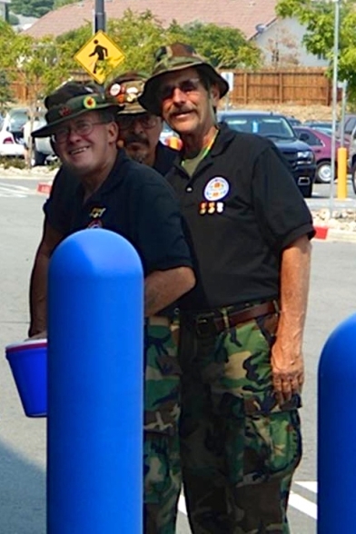Chapter 989 Members at Wal-Mart Outreach in August 2013. Ron C & Larry R.